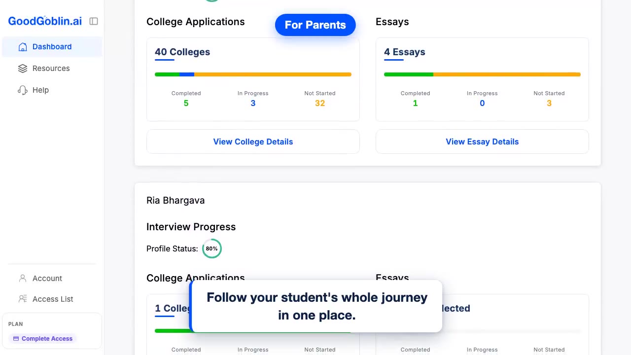 GoodGoblin for Parents — Walkthrough